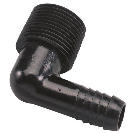 Pipers Pit 0.75 in. Barb Elbow Riser Flex Fittings PI434876